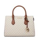 Beige Fabric Handbag